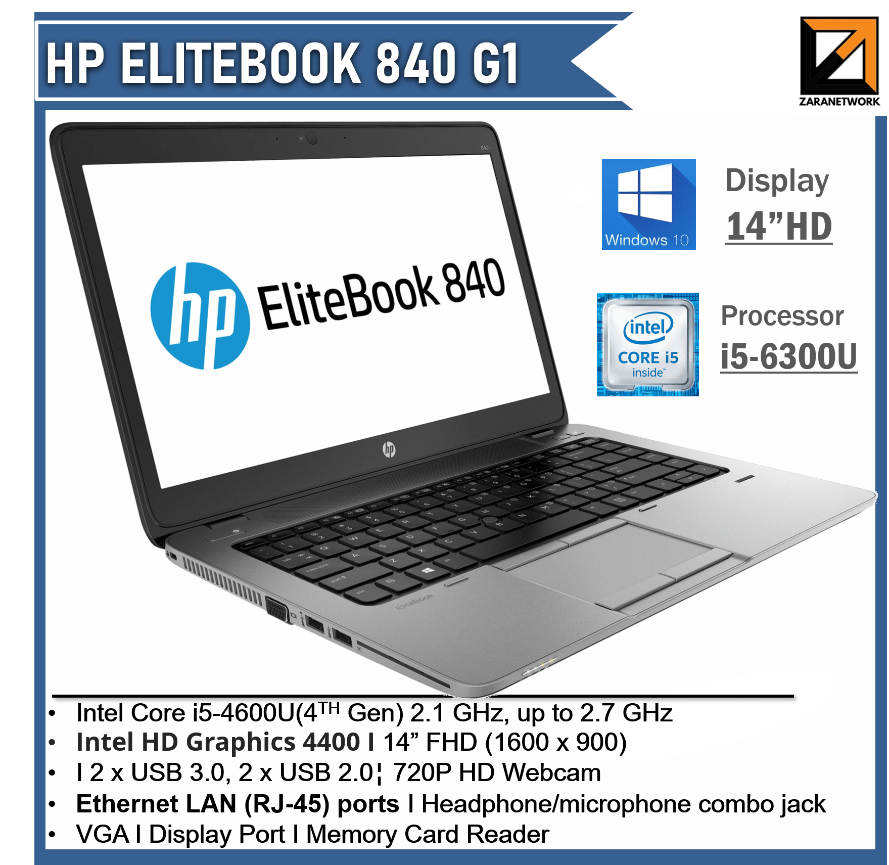 HP shops Elitebook 840 G1 14