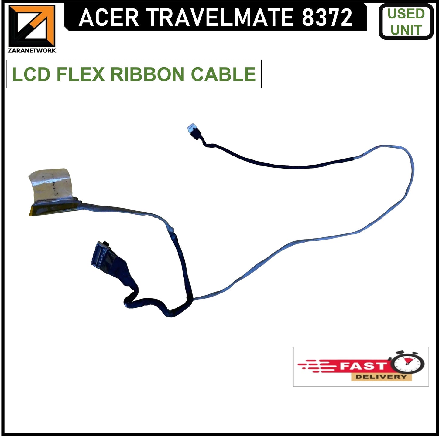 VIDEO SCREEN FLEX CABLE FOR ACER TRAVELMATE 8372 LAPTOP LCD RIBBON CABLE