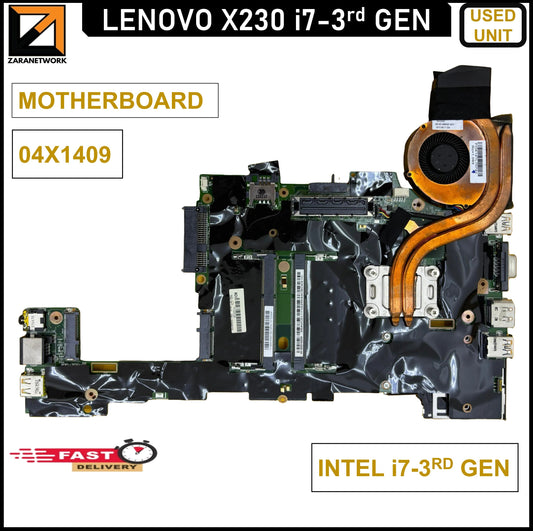 LENOVO MOTHERBOARD FOR THINKPAD X230 i7-3RD GEN