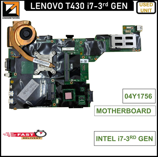 LENOVO MOTHERBOARD FOR THINKPAD T430 i7-3rd GEN