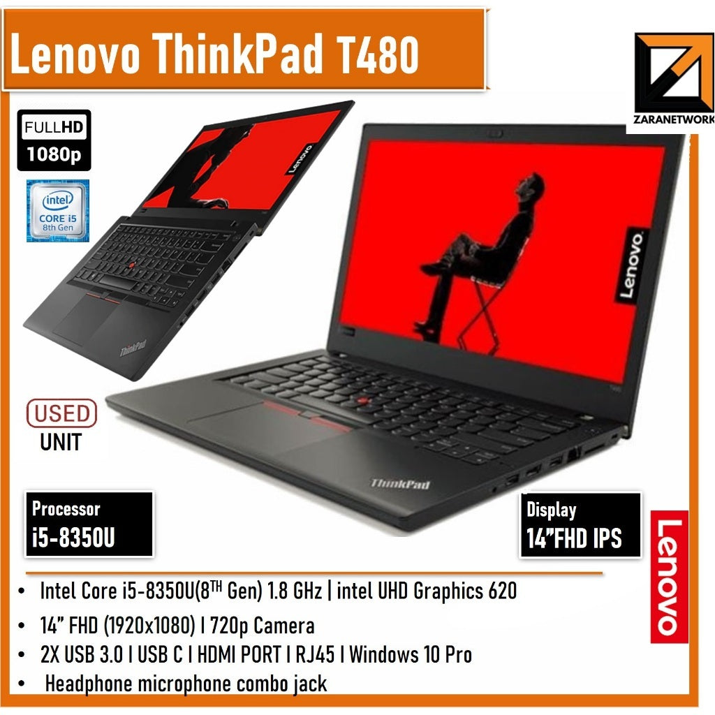 Top lenovo thinkpad t480 i5-8350u