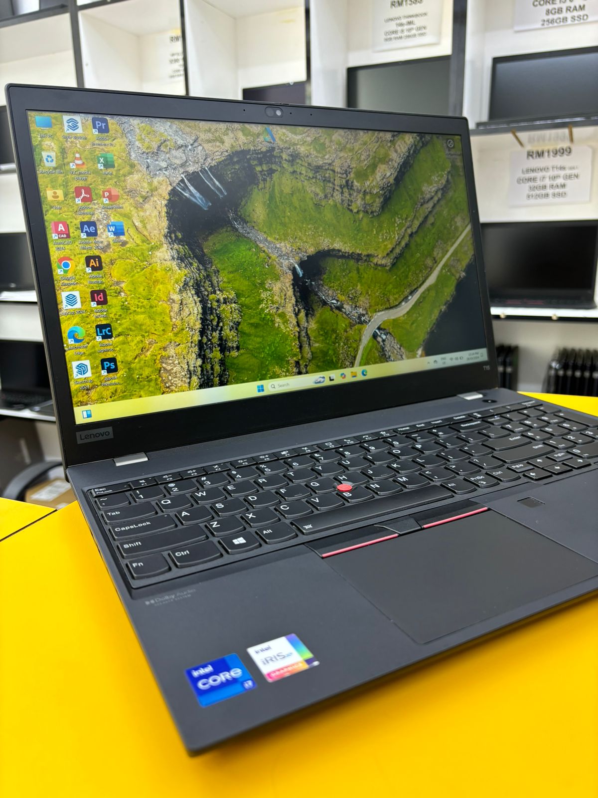 LENOVO THINKPAD T15 (GEN2) i7-11GEN 15.6 FHD DISPLAY UPTO 32GB RAM WINDOW 11PRO