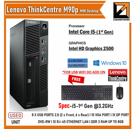 LENOVO THINKCENTRE M9OP MINI (Desktop)