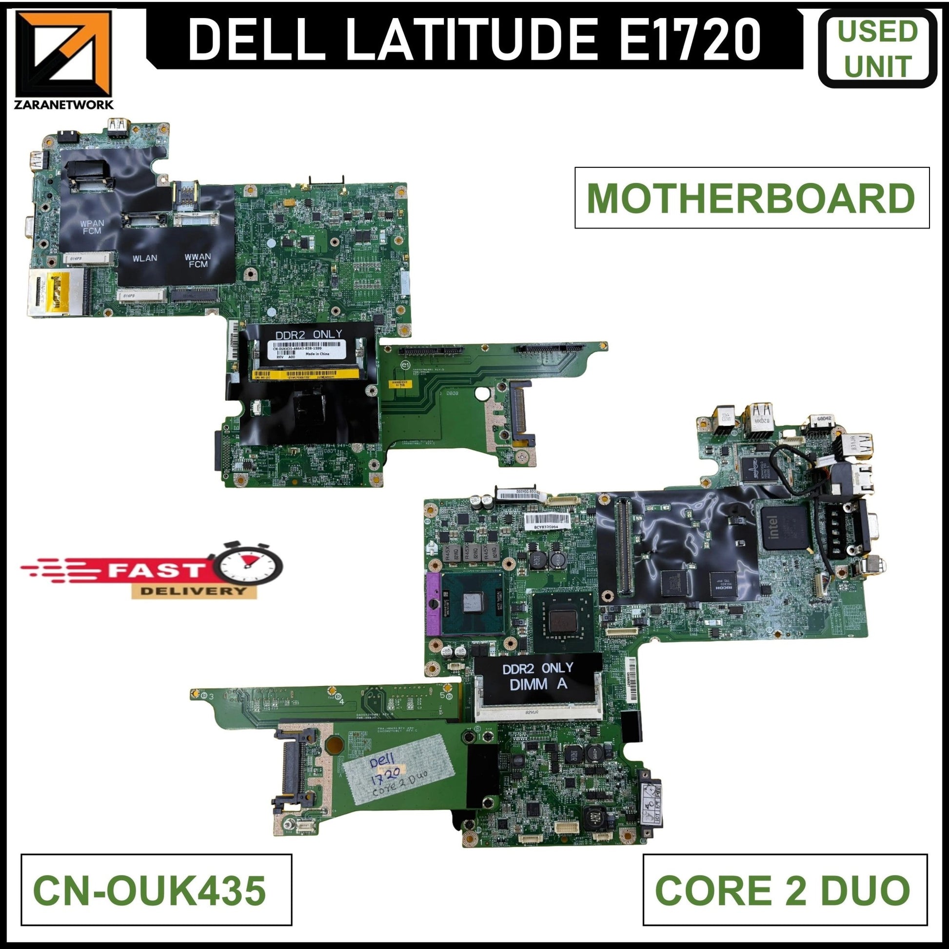 DELL 1720 MOTHERBOARD DDR3 CORE 2 DUO CN - OUK435 REV:(A00) - My Store