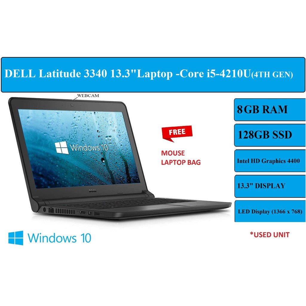 DELL LATITUDE 3340 CORE i5 - 4210U(4TH GEN) 13.3 DISPLAY - My Store