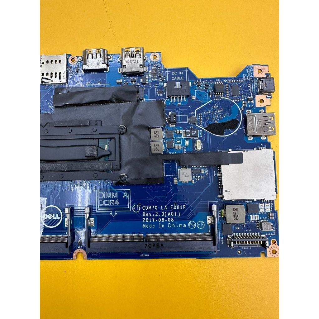 DELL Latitude 5480 E5480 Motherboard i5 - 6TH GEN CDM70 LA - E081P REV:2.0 (A01) - My Store