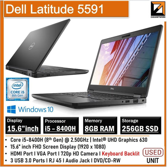 DELL LATITUDE 5591 CORE i5 - 8400H(8TH GEN)FHD SCREEN DISPLAY - My Store