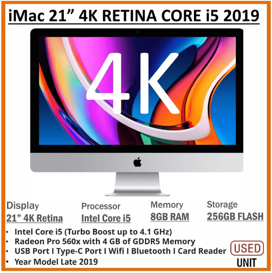 iMAC 21'' 4K RETINA CORE i5 2019 - My Store