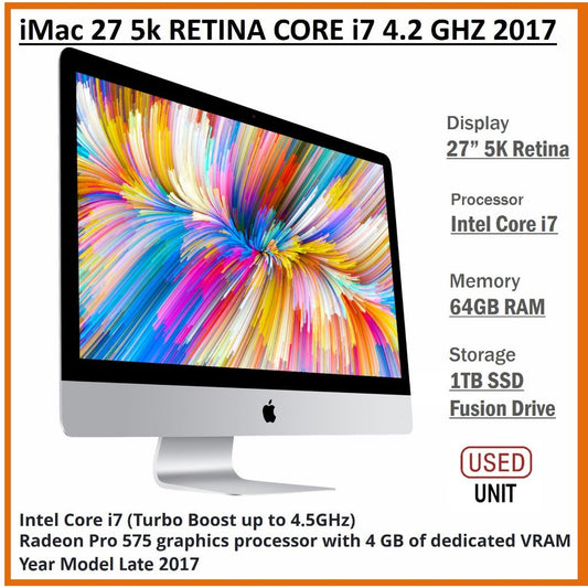iMac27 5K Retina Core 2017 - My Store