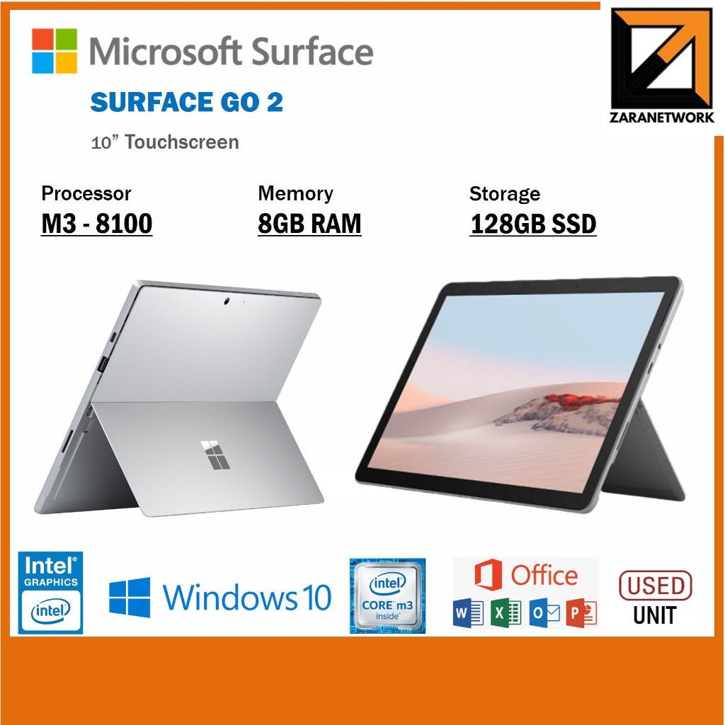 Microsoft Surface Go 2 Pentium 4425y 10touchscreen Zaranetmy