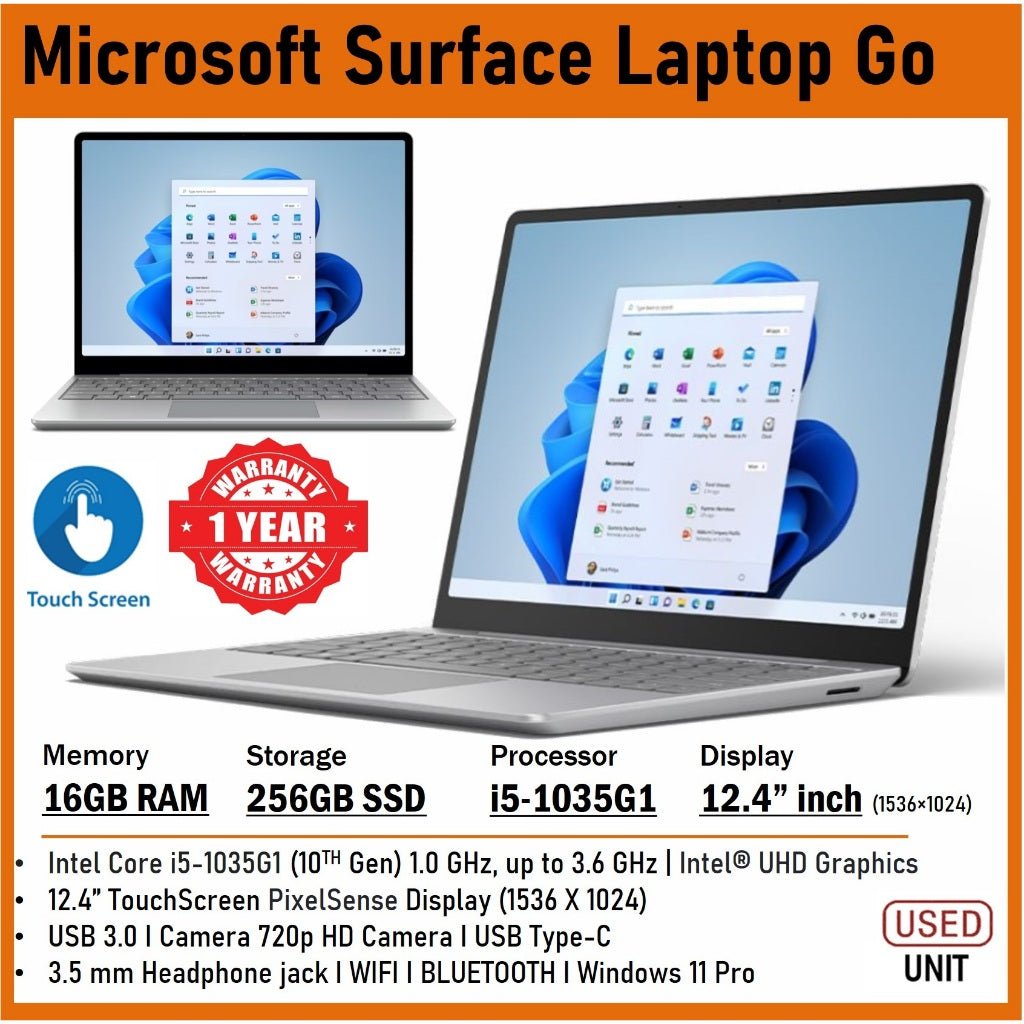 MICROSOFT SURFACE LAPTOP GO - My Store