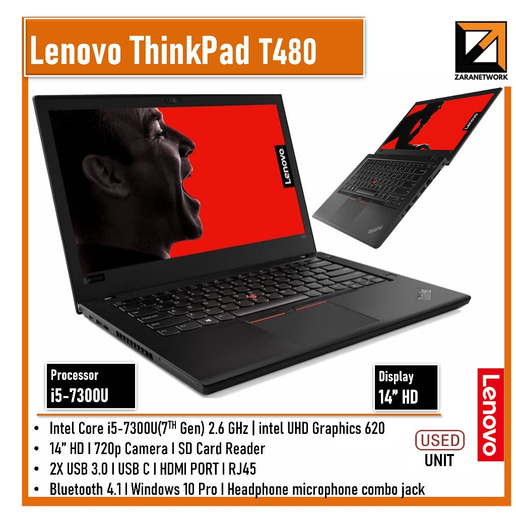 LENOVO THINKPAD T480 /T480S i7/i5-8TH GEN 14 FHD SCREEN DISPLAY