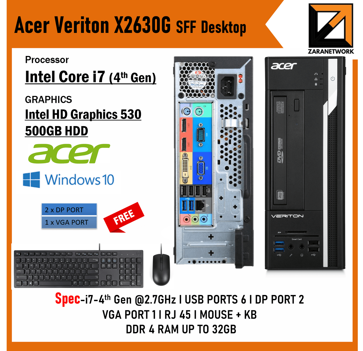 ACER VERITON X2630G SFF (Desktop) - My Store