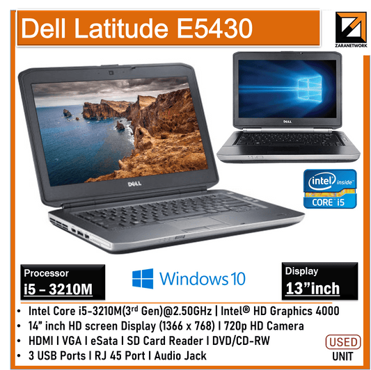 Dell Latitude E5430 (WEBCAM) - My Store