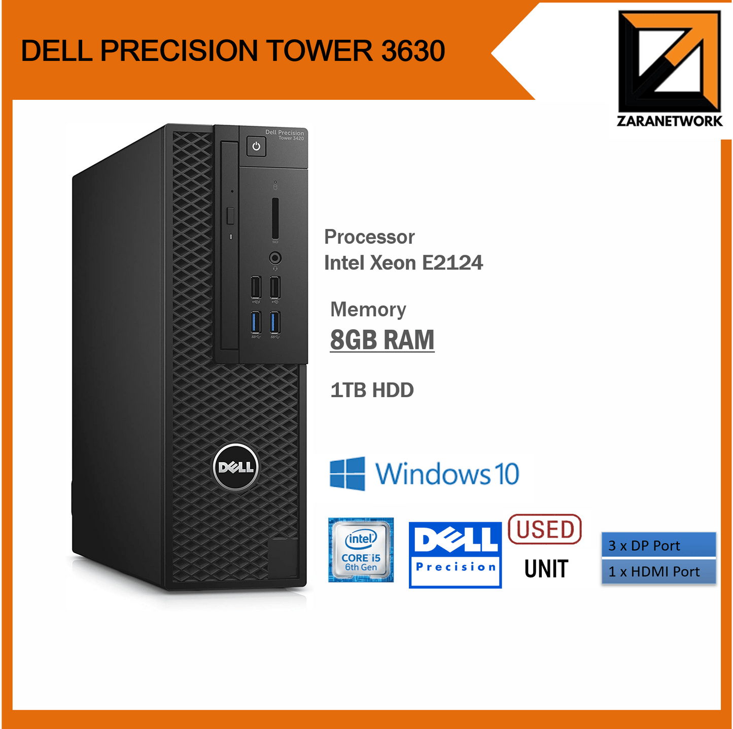 DELL PRECISION 3630 TOWER - My Store