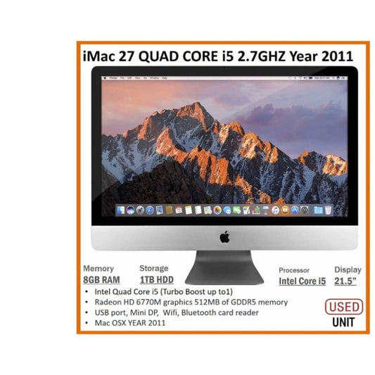 iMac 27 Quad Core 2011 - My Store
